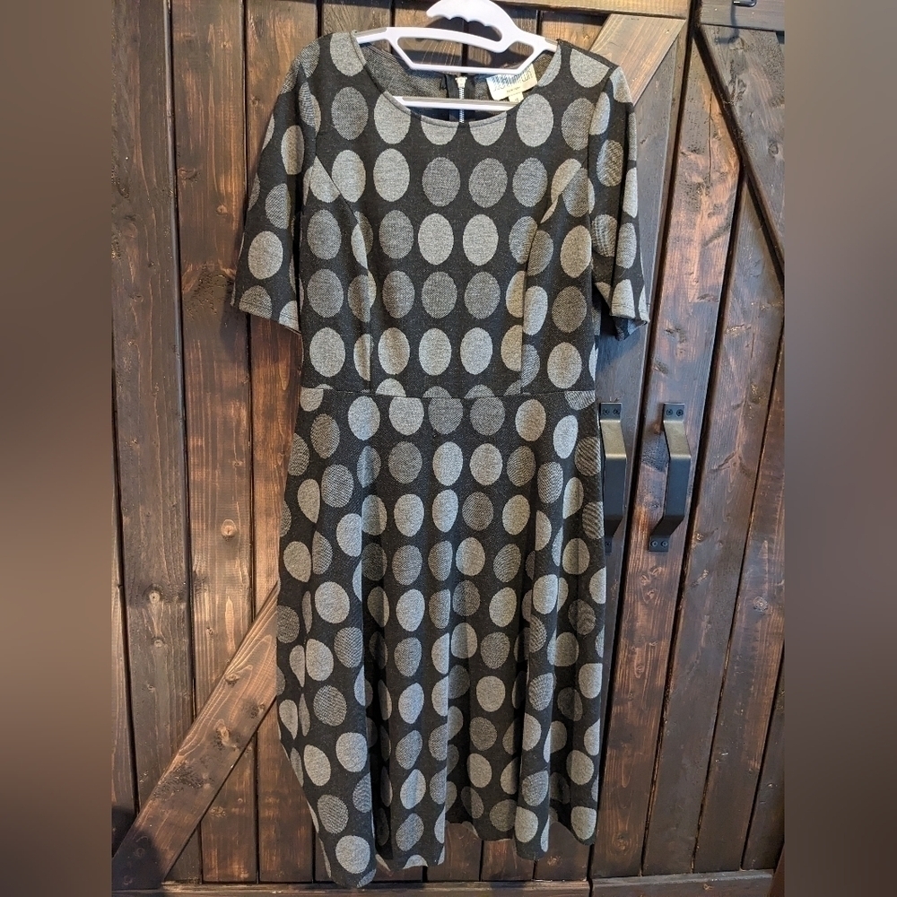 Julian Taylor Size 12 fit and Flare dress.